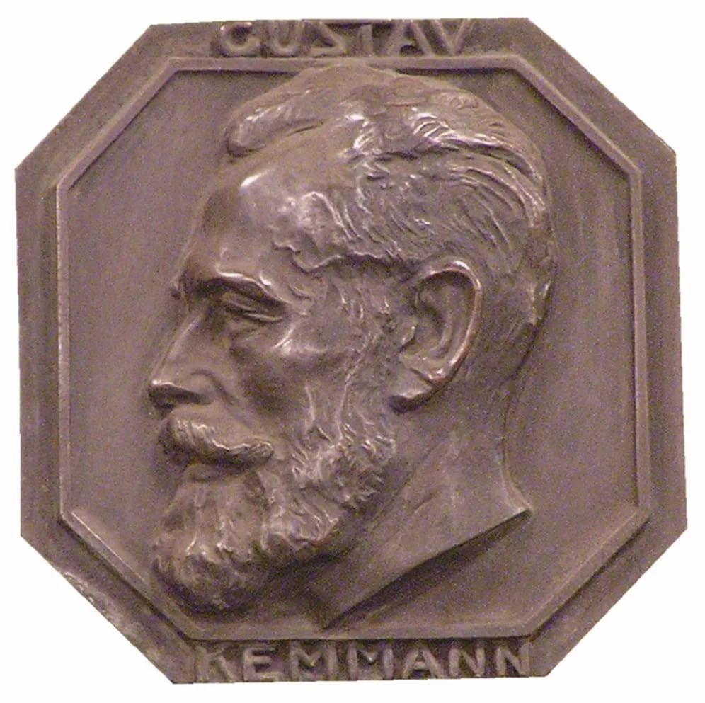 Portrait of Gustav Kemmann (1858–1931) – memorial page