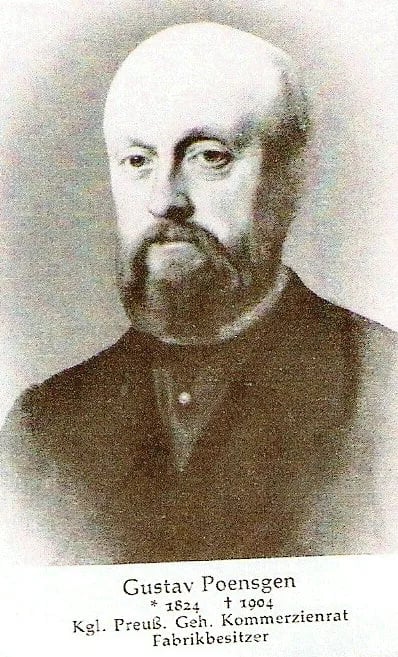 Porträt von Gustav Poensgen (1824–1904) – Gedenkseite