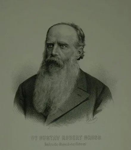 Porträt von Gustav Robert Groß (1823–1890) – Gedenkseite
