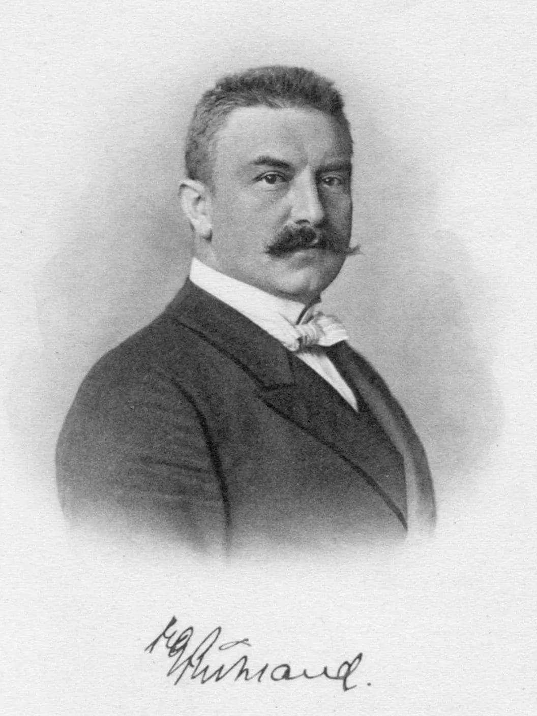 Porträt von Gustav Ruhland (1860–1914) – Gedenkseite