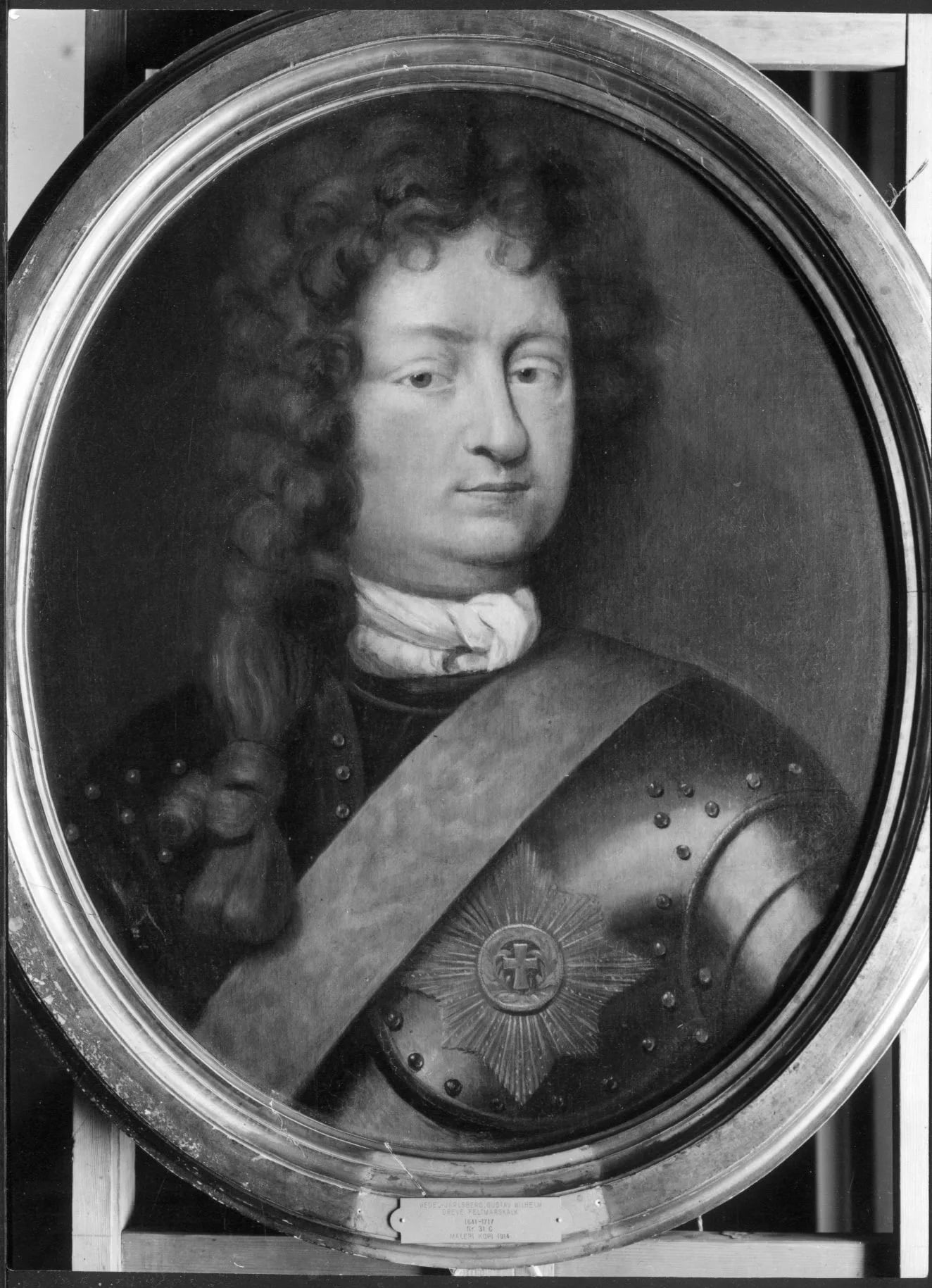 Porträt von Gustav Wilhelm von Wedel (1641–1717) – Gedenkseite