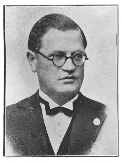 Porträt von Bertalan Tárcza (1882–1950) – Gedenkseite
