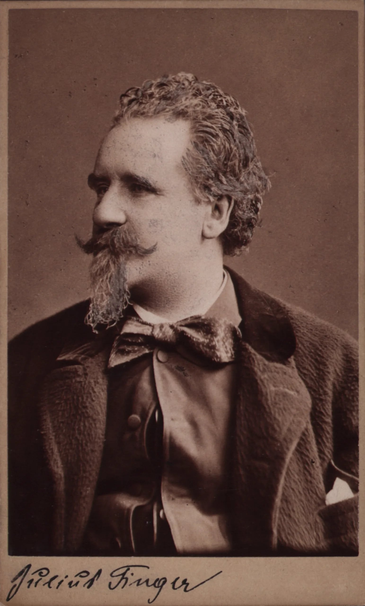 Porträt von Julius Finger (1826–1894) – Gedenkseite