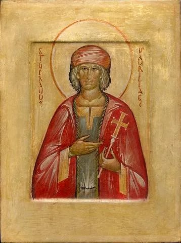 Porträt von Gerald von Aurillac (855–909) – Gedenkseite