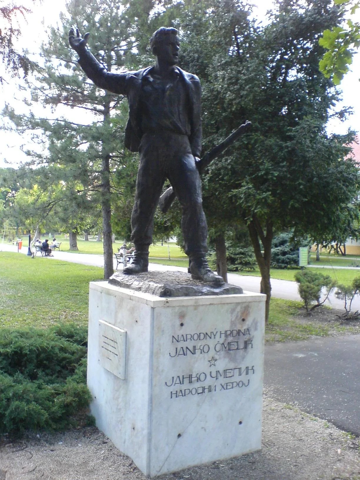 Porträt von Janko Čmelik (1905–1942) – Gedenkseite