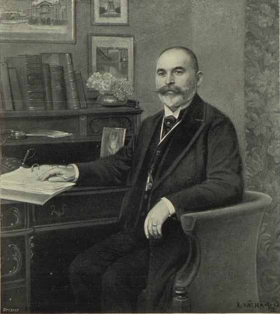 Portrait of Josef Macháček (1862–1929) – memorial page