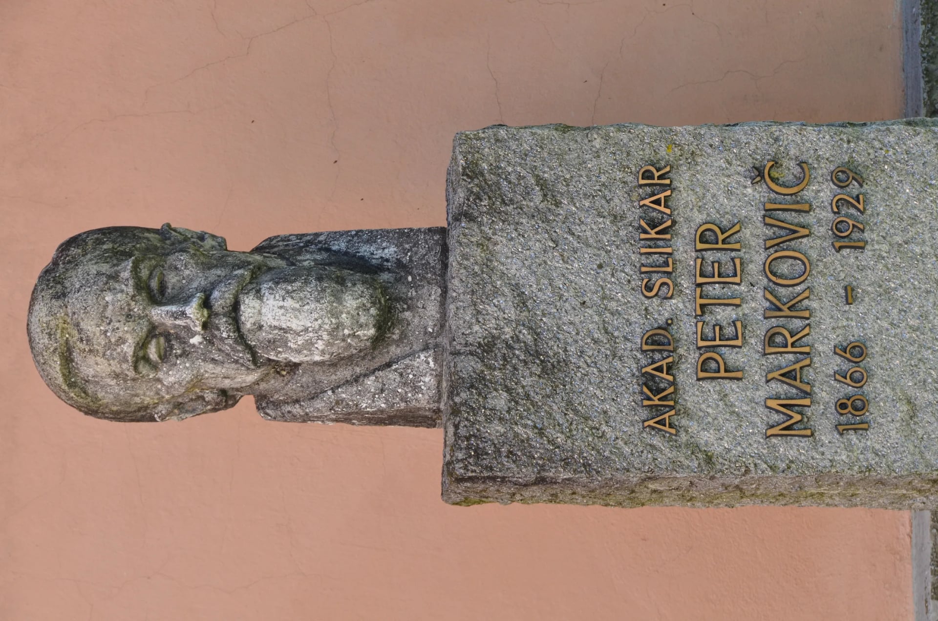 Porträt von Peter Markovič (1866–1929) – Gedenkseite
