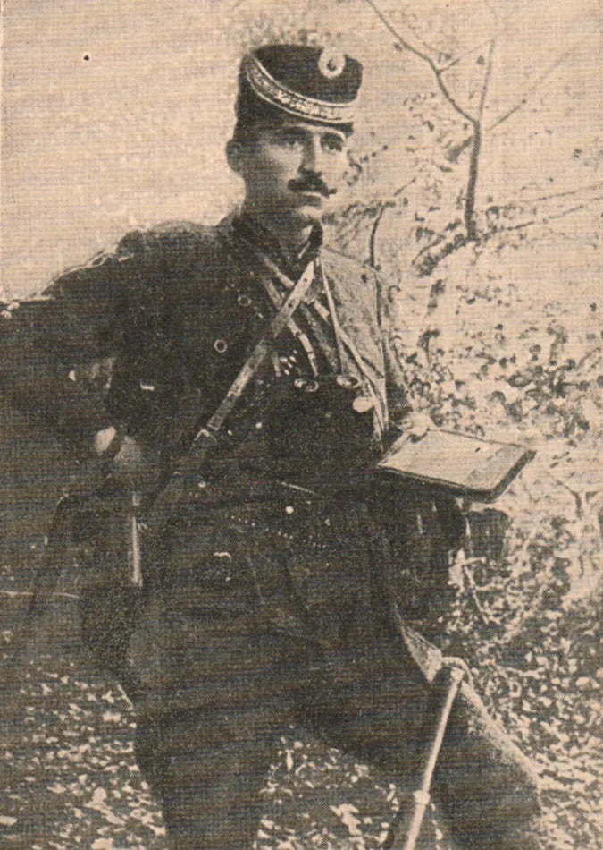 Porträt von Kosta Vojinović (1891–1917) – Gedenkseite
