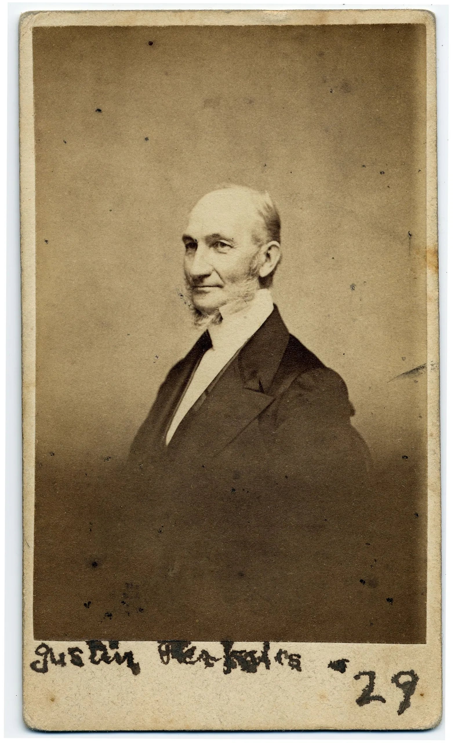 Portrait of Justin Perkins (1805–1869) – memorial page