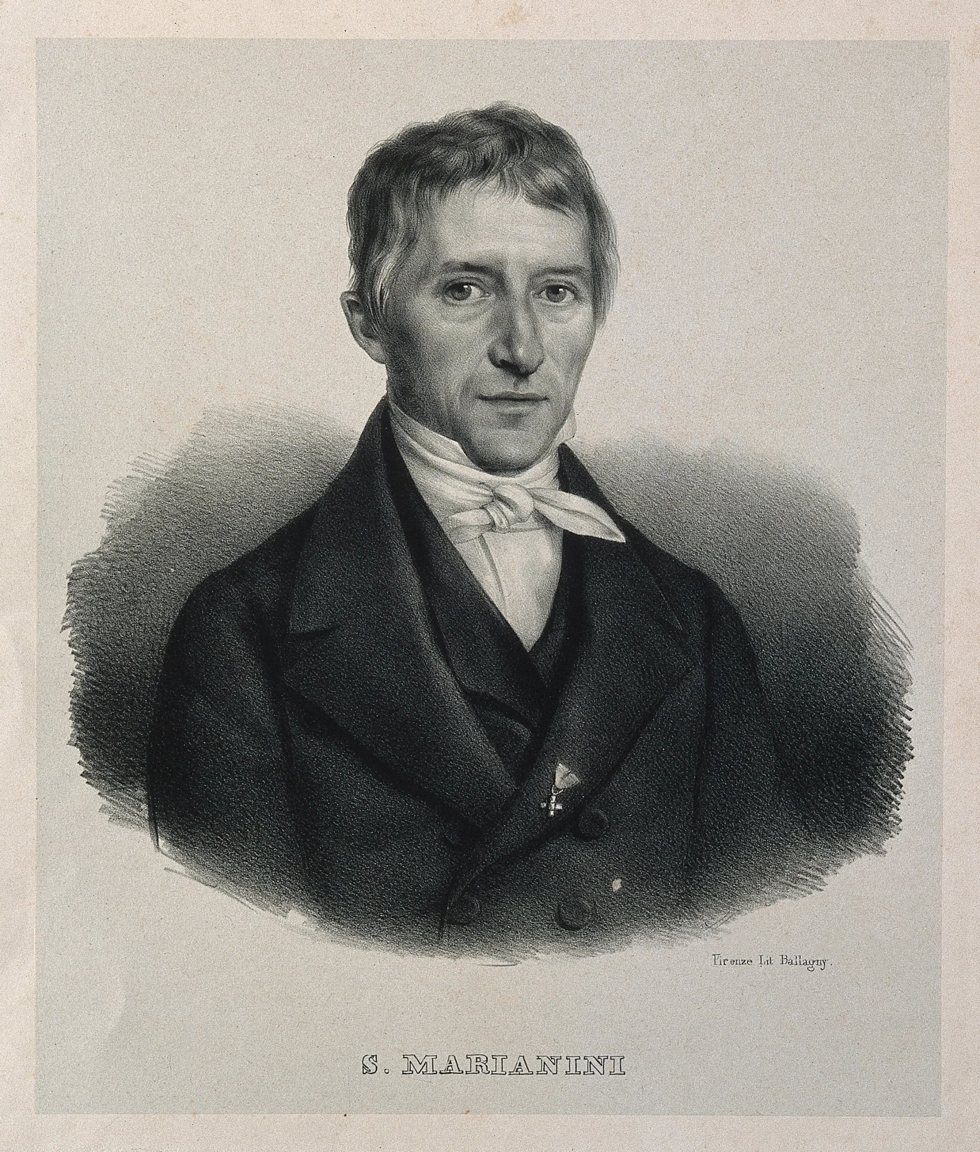Portrait of Stefano Marianini (1790–1866) – memorial page