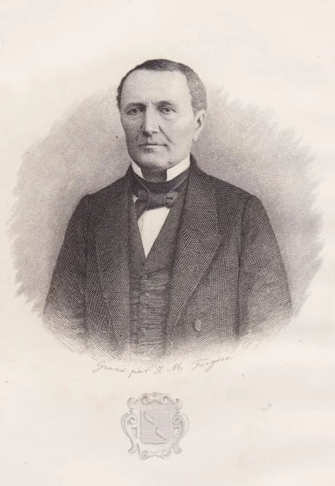 Porträt von Alfred Jacquier de Terrebasse (1801–1871) – Gedenkseite