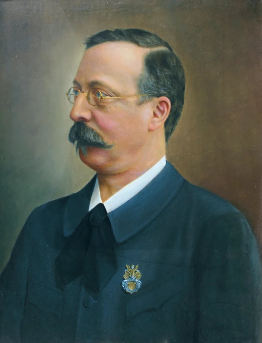 Portrait of Eduard Strache (1847–1912) – memorial page