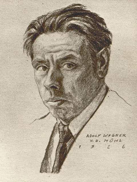Porträt von Adolf Wagner von der Mühl (1884–1962) – Gedenkseite