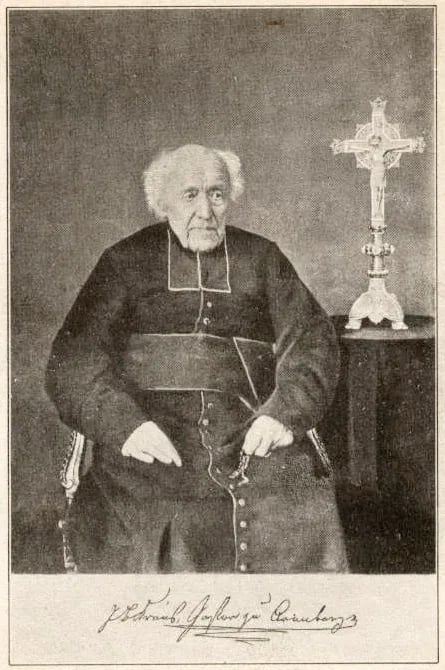 Porträt von Johann Baptist Kraus (1805–1893) – Gedenkseite