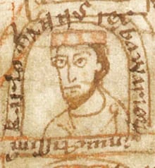 Portrait of Karlmann (830–880) – memorial page