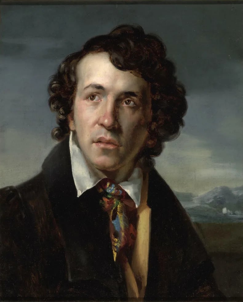Porträt von Charles-Simon Pradier (1783–1847) – Gedenkseite