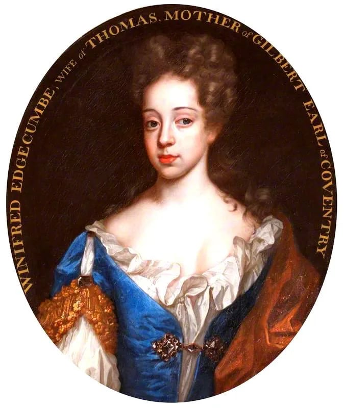 Porträt von Anne Coventry (1673–1763) – Gedenkseite