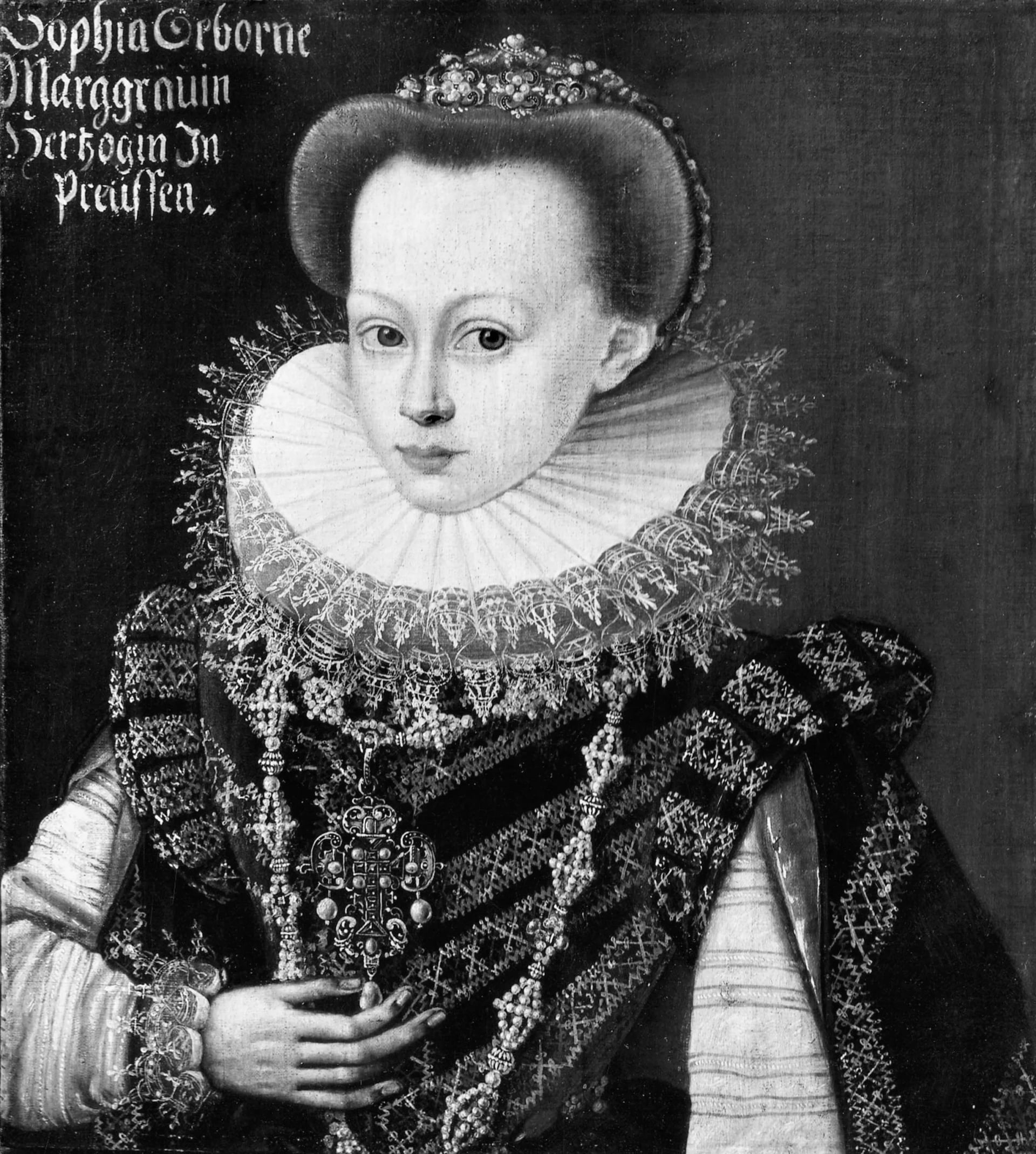 Porträt von Sophie von Preußen (1582–1610) – Gedenkseite