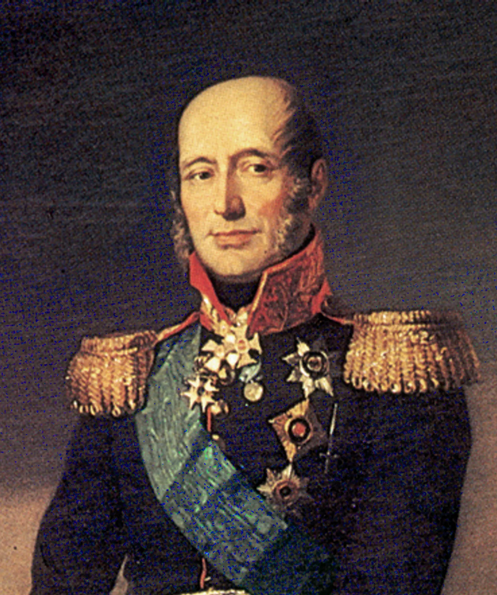 Porträt von Michael Andreas Barclay de Tolly (1761–1818) – Gedenkseite