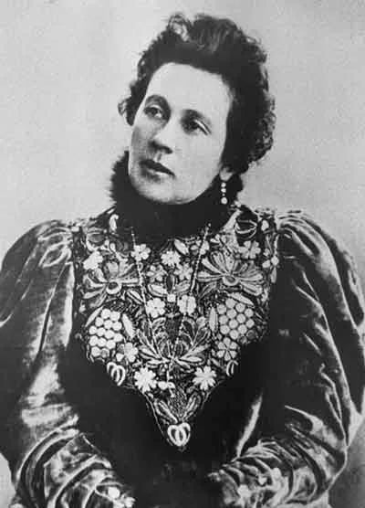 Porträt von Sinaida Grigorjewna Morosowa (1867–1947) – Gedenkseite