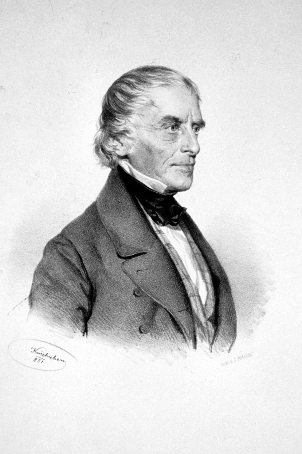 Porträt von Hans Caspar Escher (1775–1859) – Gedenkseite