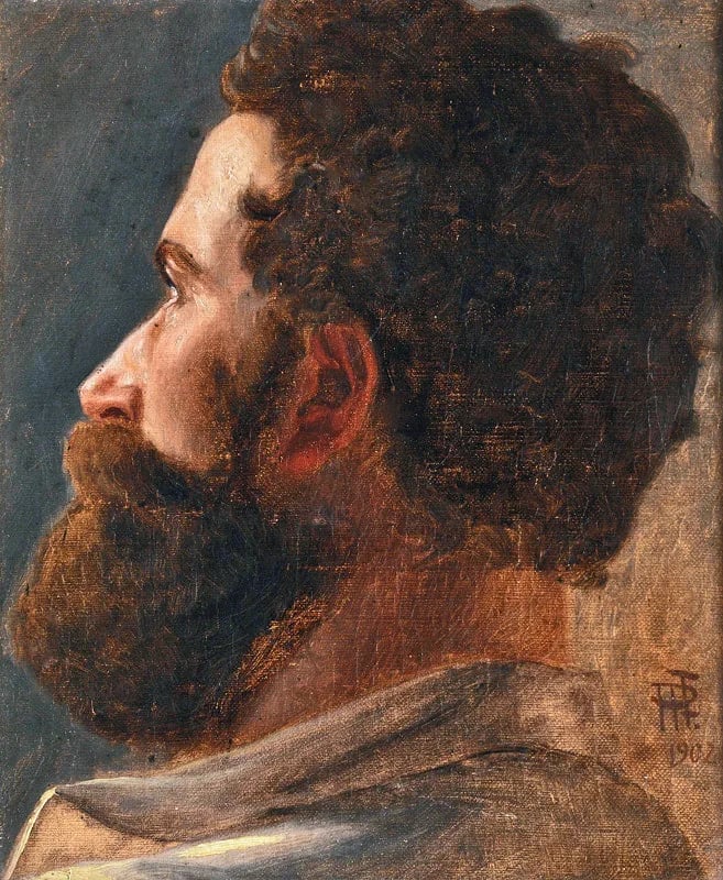 Portrait of Hans Christiansen (1866–1945) – memorial page