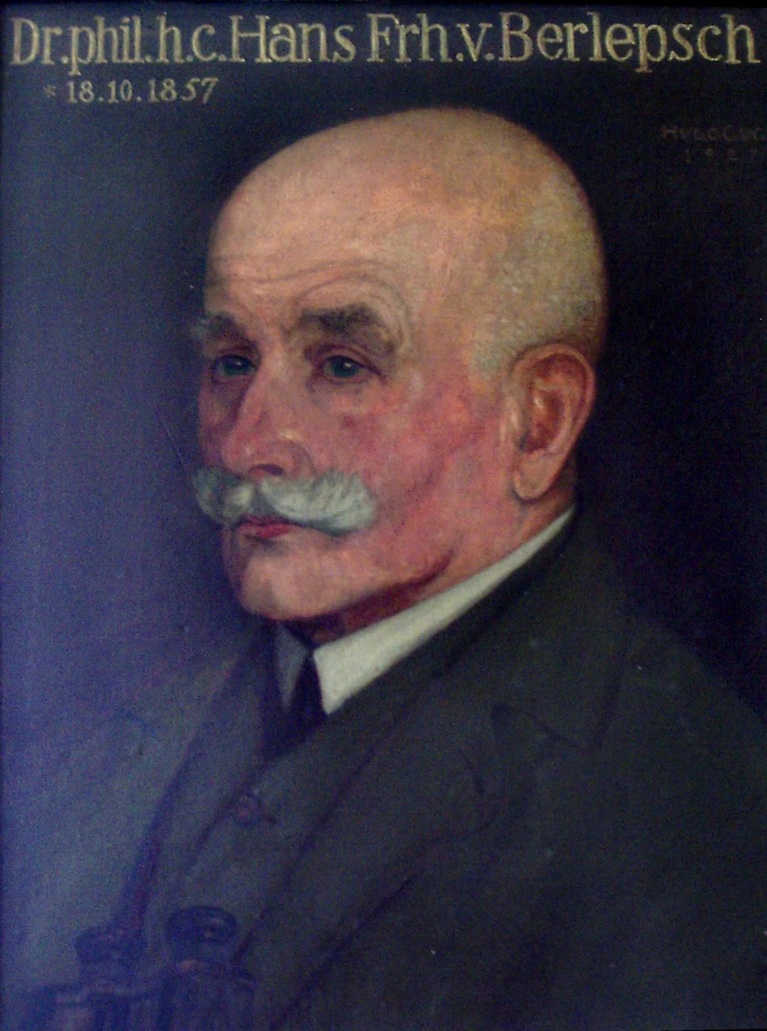 Porträt von Hans Freiherr von Berlepsch (1857–1933) – Gedenkseite