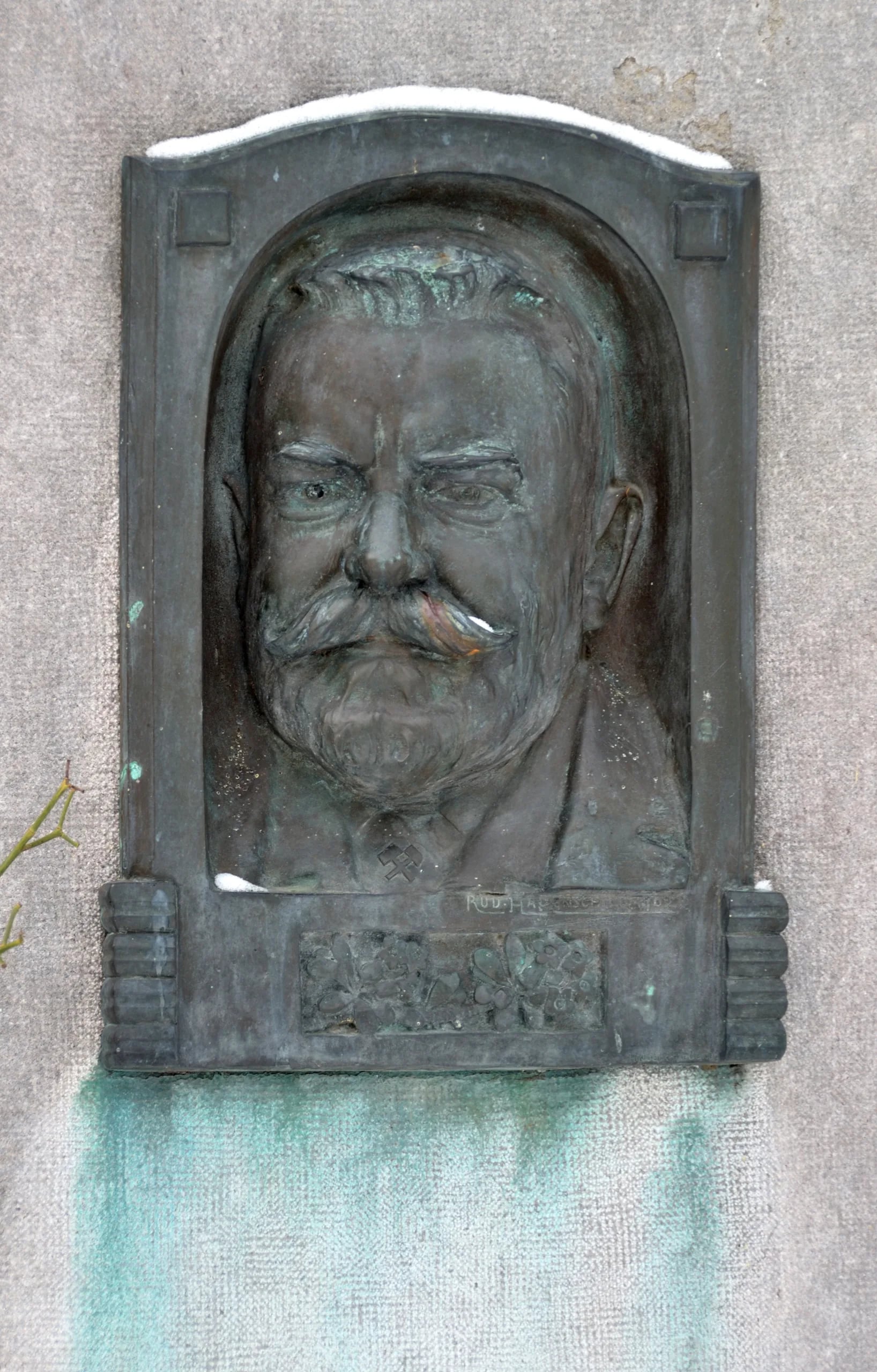 Porträt von Hans Hauenschild (1842–1901) – Gedenkseite