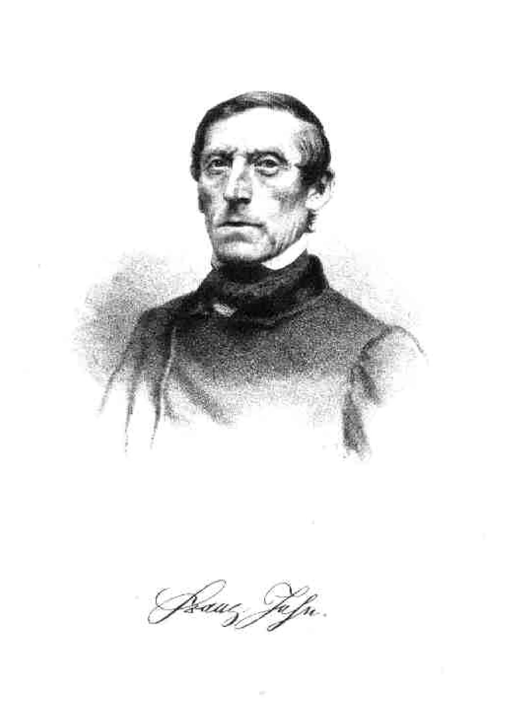 Portrait of Franz Jahn (1806–1867) – memorial page