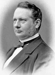 Porträt von Friedrich Christian Ernestus Bünsow (1824–1897) – Gedenkseite