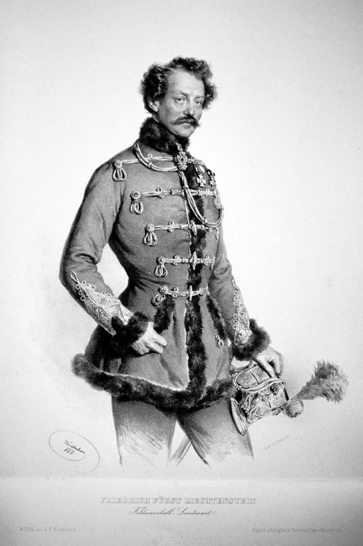 Portrait of Friedrich von und zu Liechtenstein (1807–1885) – memorial page