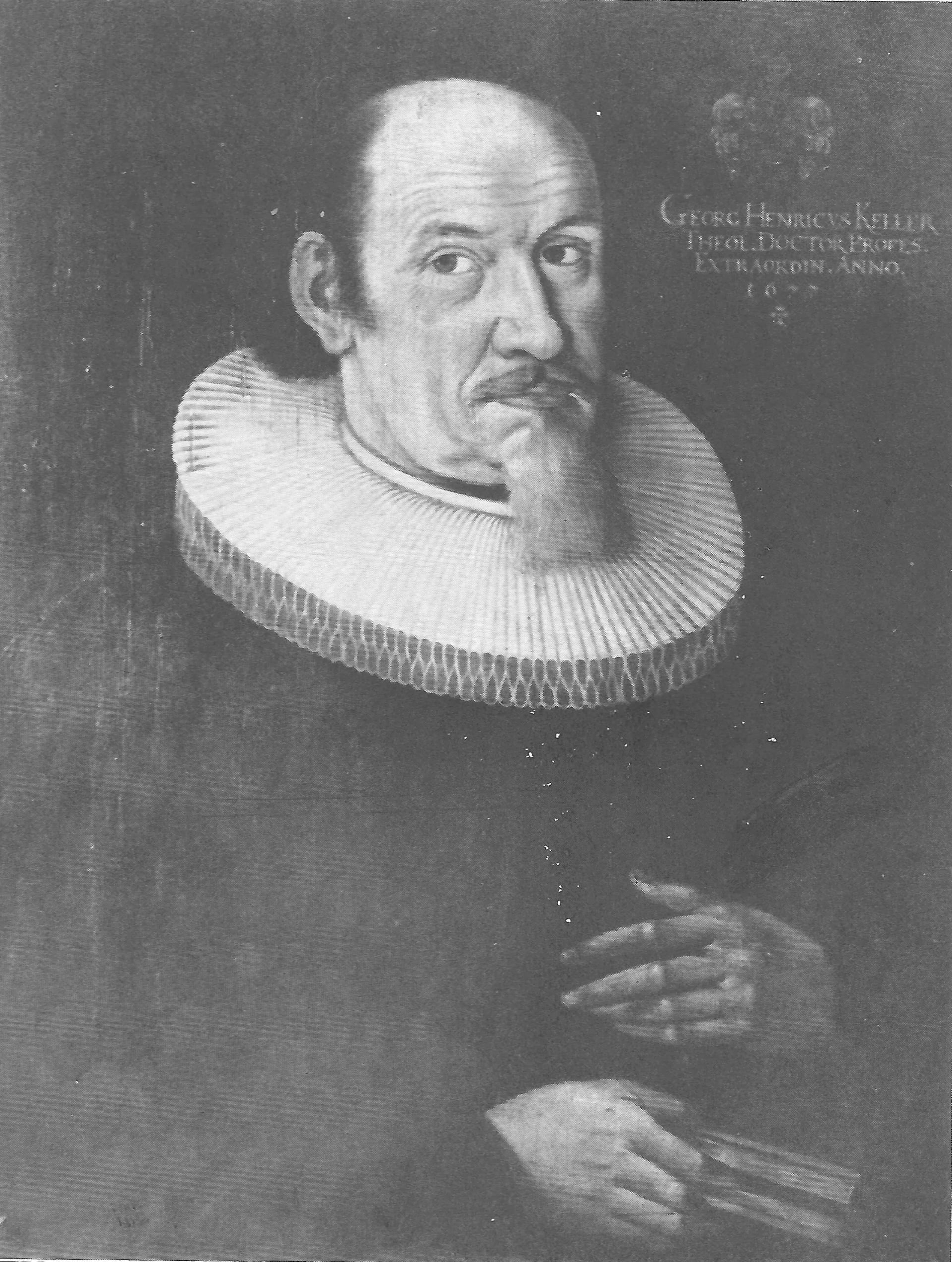 Porträt von Georg Heinrich Keller (1624–1702) – Gedenkseite