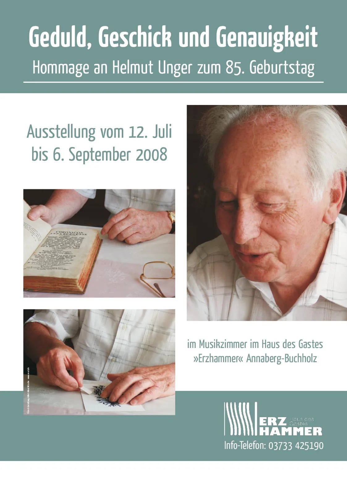Porträt von Helmut Unger (1923–2016) – Gedenkseite