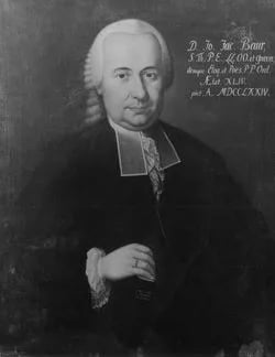 Porträt von Johann Jakob Baur (1729–1776) – Gedenkseite