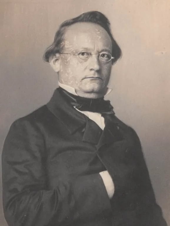 Porträt von Karl Wolfgang Christoph Schüz (1811–1875) – Gedenkseite