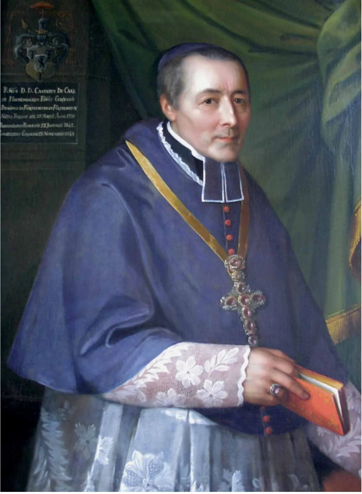 Portrait of Kaspar de Carl ab Hohenbalken (1781–1859) – memorial page