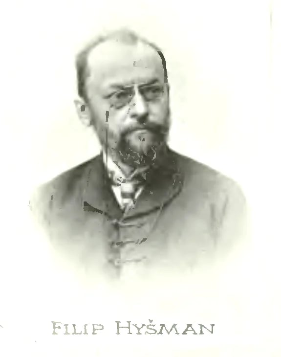 Porträt von Filip Hyšman (1851–1922) – Gedenkseite