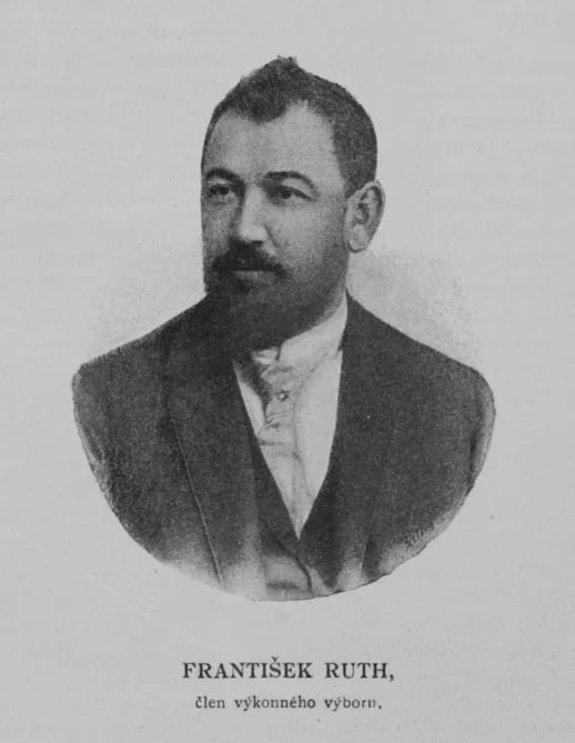 Porträt von František Ruth (1852–1903) – Gedenkseite