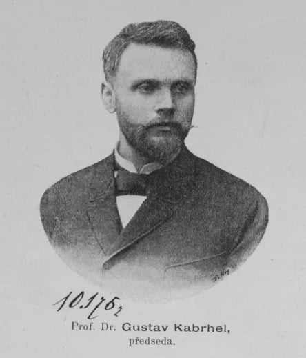 Porträt von Gustav Kabrhel (1857–1939) – Gedenkseite