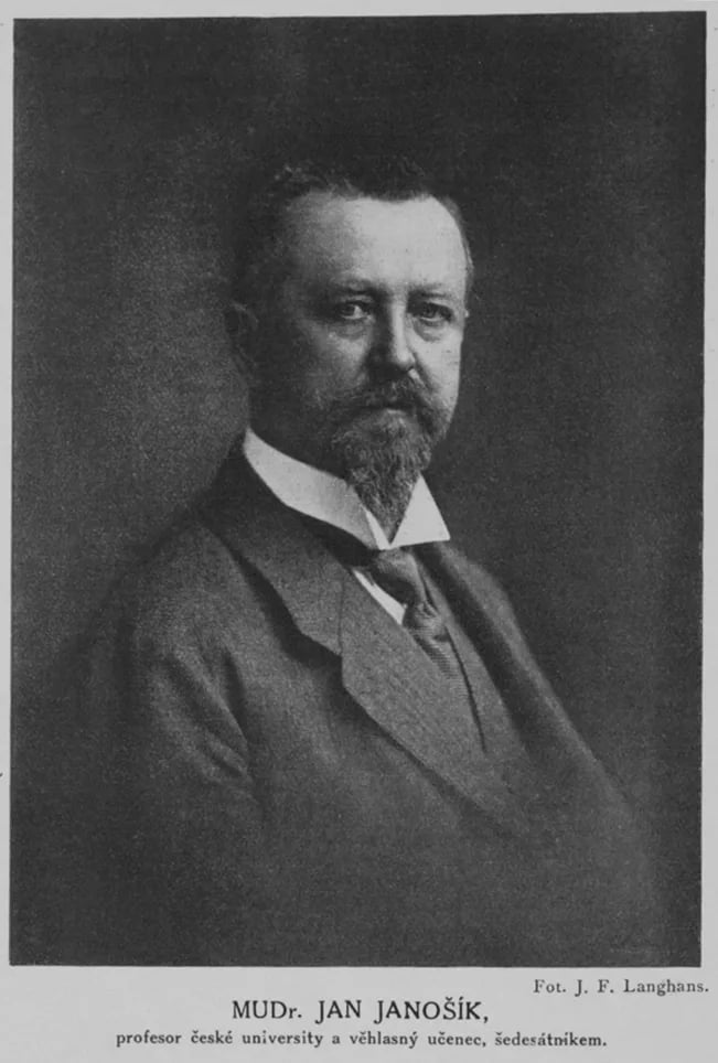 Porträt von Jan Janošík (1856–1927) – Gedenkseite