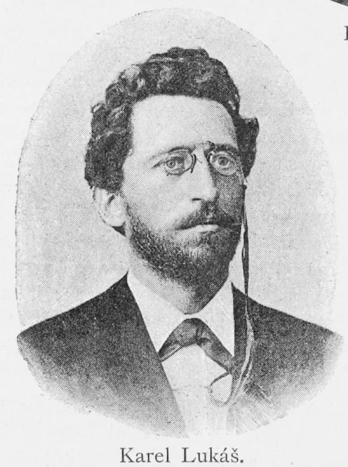 Porträt von Karel Lukáš (1857–1918) – Gedenkseite
