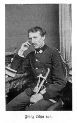 Porträt von Franz Lehár sen. (1838–1898) – Gedenkseite