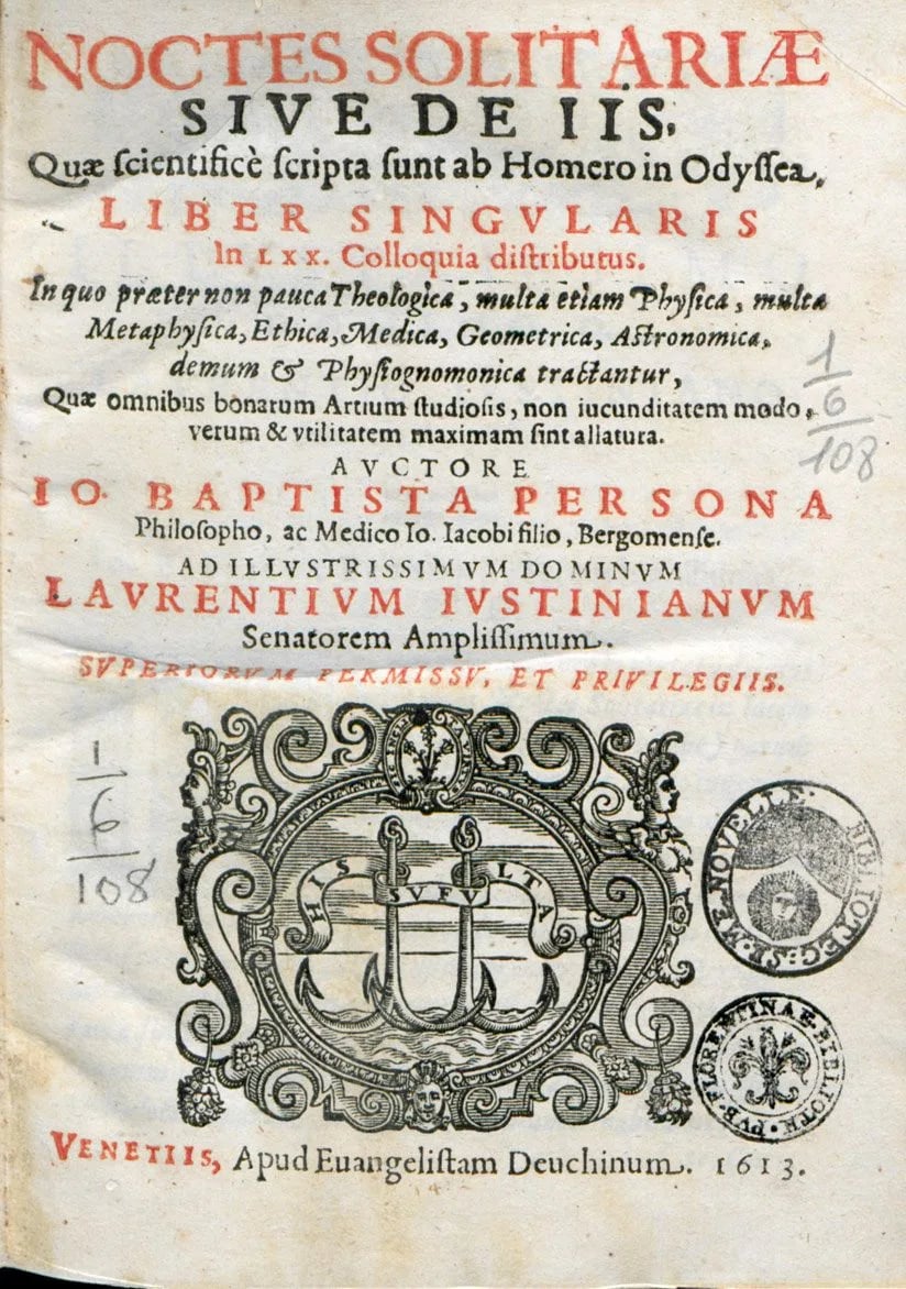 Portrait of Giovanni Battista Personeni (1575–1619) – memorial page