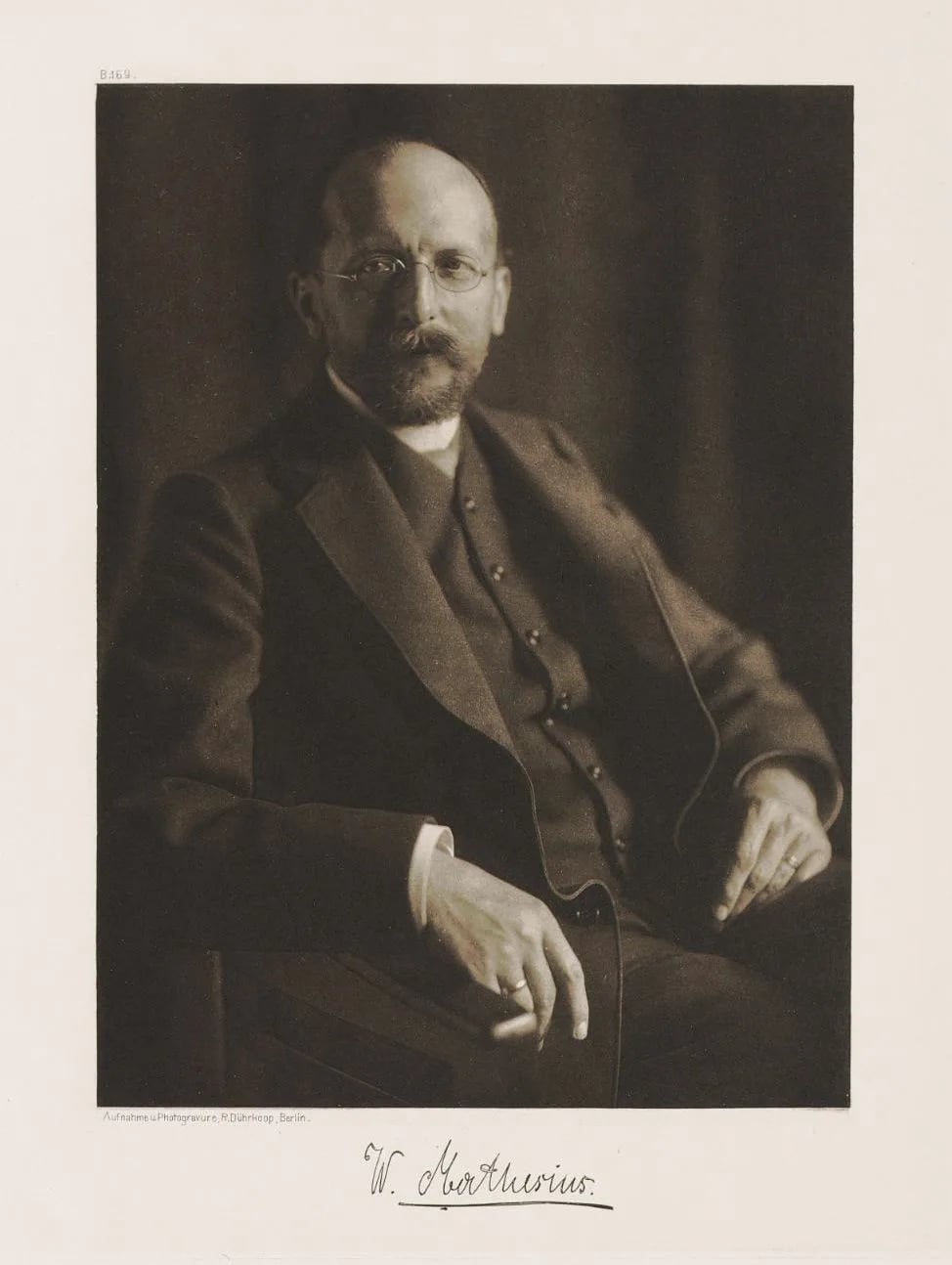 Portrait of Walther Mathesius (1859–1945) – memorial page