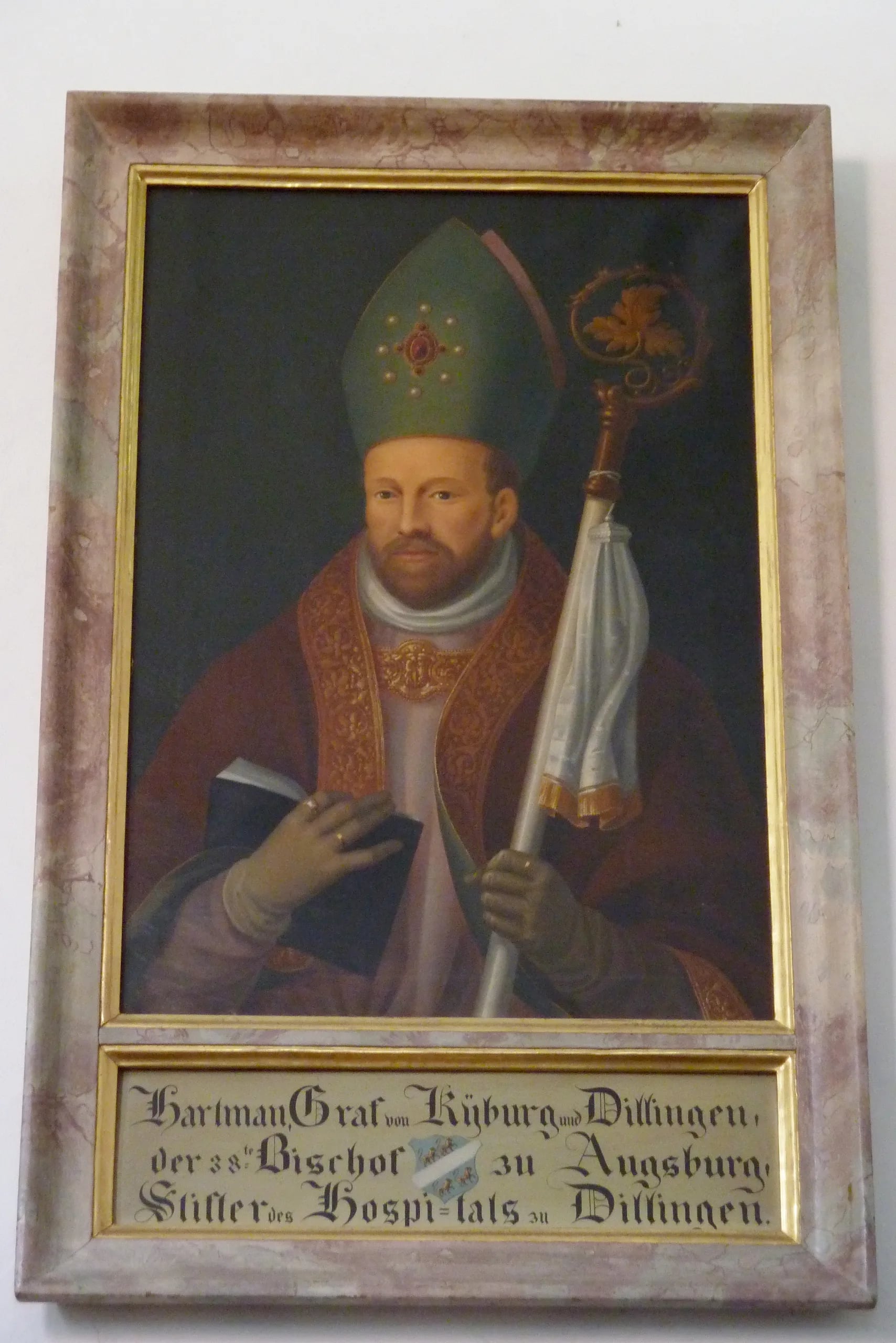 Porträt von Hartmann von Dillingen (1201–1286) – Gedenkseite