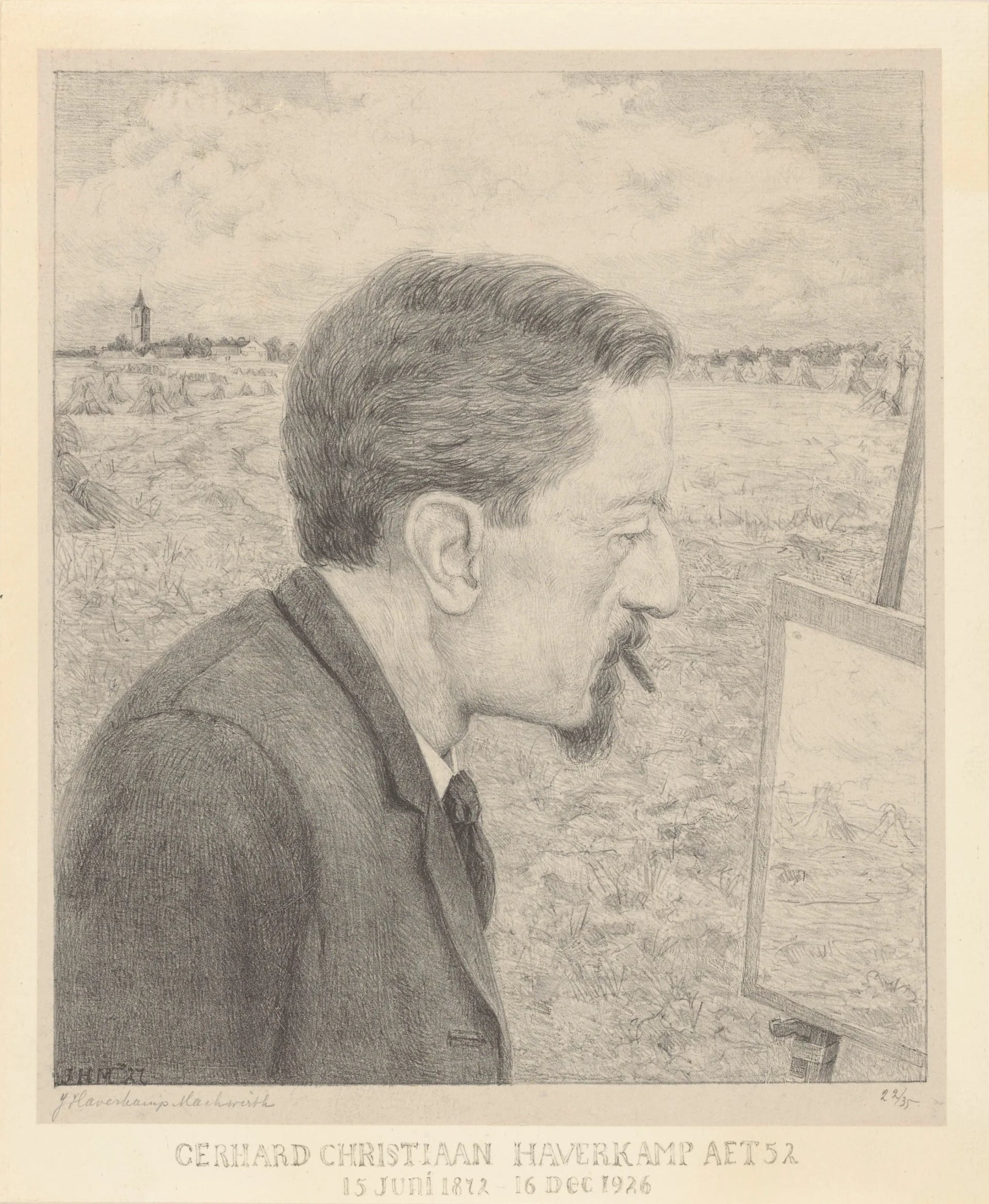 Portrait of Gerrit Haverkamp (1872–1926) – memorial page