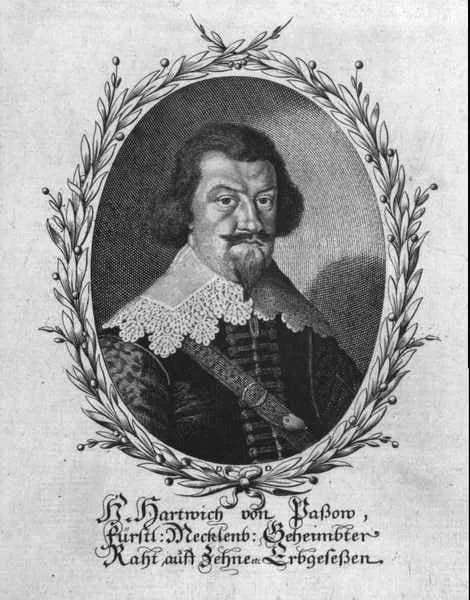 Porträt von Hartwig von Passow (1599–1644) – Gedenkseite