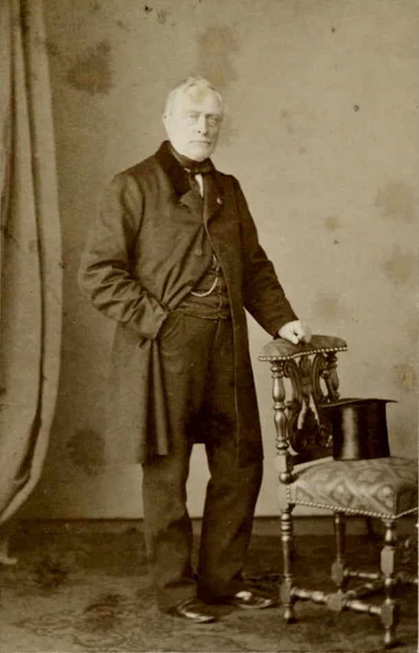 Porträt von Louis Libert Guillaume Marie de Villers de Pité (1803–1889) – Gedenkseite