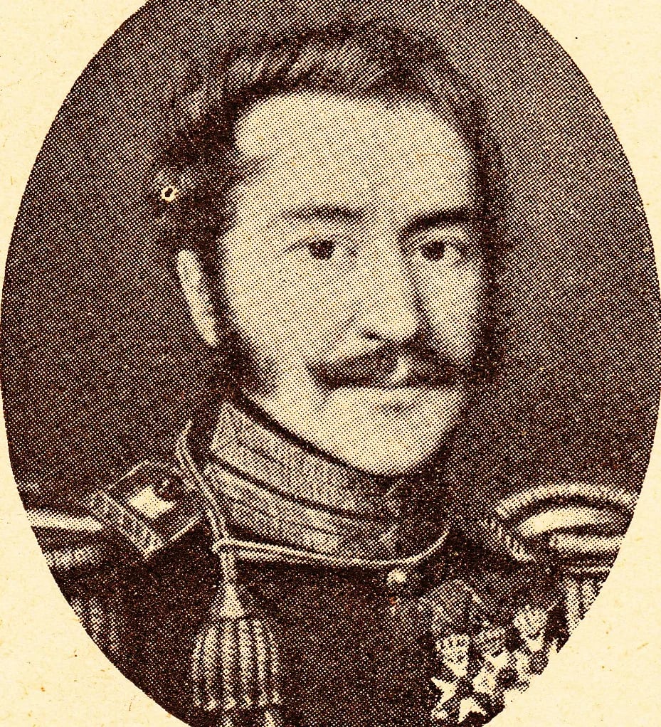Porträt von Jean Theodore Serraris (1787–1855) – Gedenkseite