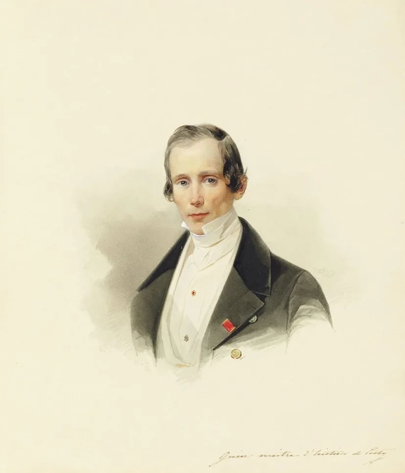Porträt von August Theodor von Grimm (1805–1878) – Gedenkseite